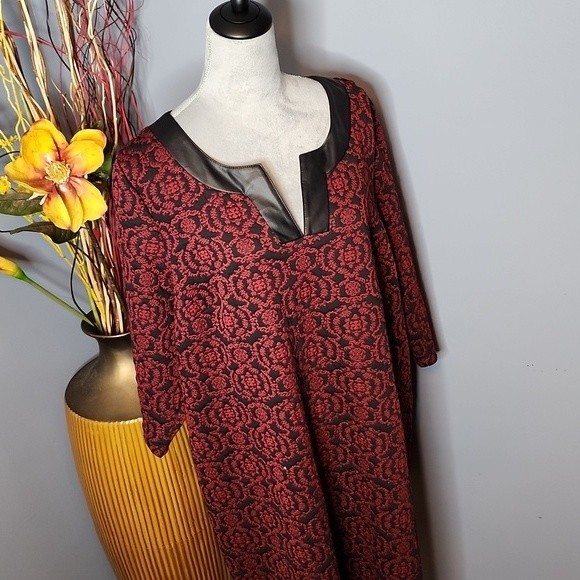 Catherines Red and Black Dress Size 1X NWT - Picture 14 of 15